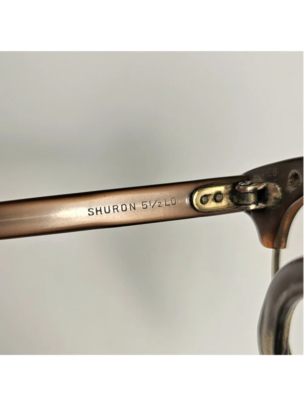 Vintage 50s Shuron Cat Eye Browline Glasses Frames - For Restoration/Parts